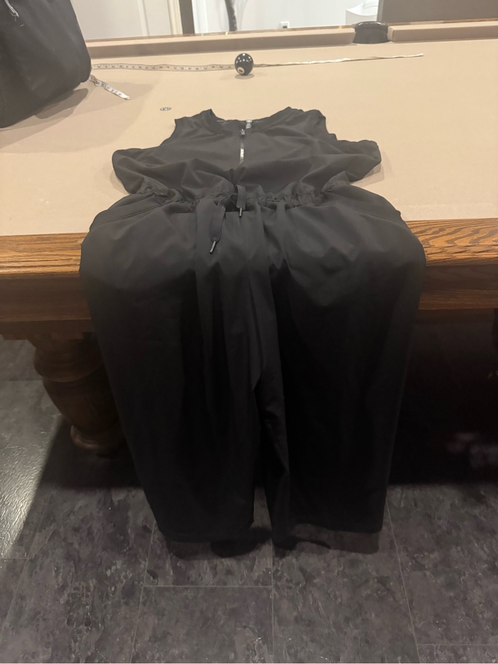 Calvin Klein Performance stretch  black jumpsuit M NWOT